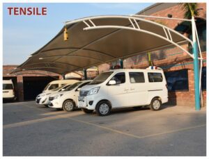 tensile parking shed