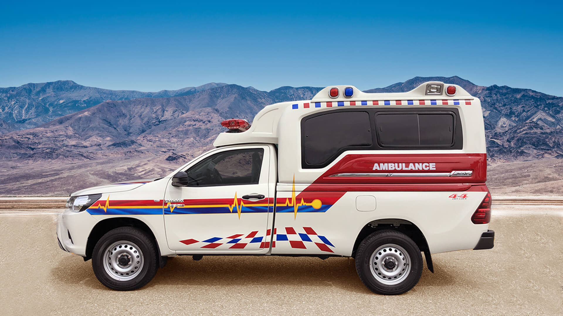 Hilux ambulance (double door)